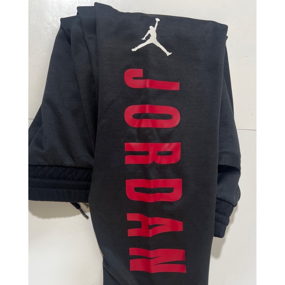 Air Jordan Joggers Boys Size‎ L Black  Red Sweatpants  Jumpman Logo 12-13 Yrs
